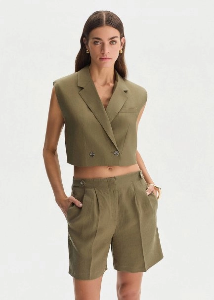 ROSEMARY LINEN VEST - 2