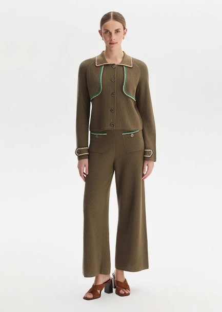 ROSEMARY ORGANIC MERSERISE COTTON KNIT JACKET - 2