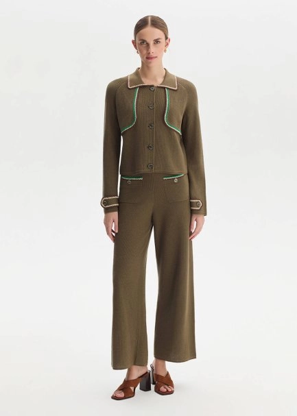 ROSEMARY ORGANIC MERSERISE COTTON KNIT JACKET - 2