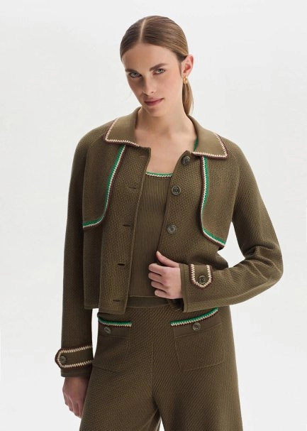 ROSEMARY ORGANIC MERSERISE COTTON KNIT JACKET - 4