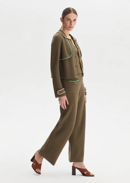 ROSEMARY ORGANIC MERSERISE COTTON KNIT PANTS - 4