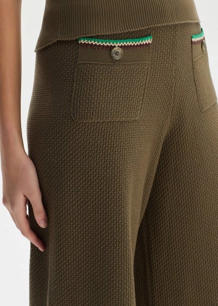 ROSEMARY ORGANIC MERSERISE COTTON KNIT PANTS - 3