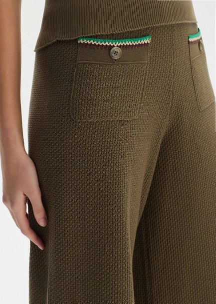 ROSEMARY ORGANIC MERSERISE COTTON KNIT PANTS - 3