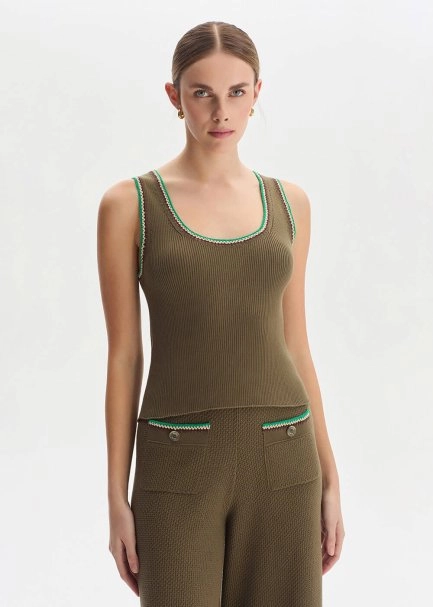 ROSEMARY ORGANIC MERSERISE COTTON KNIT TOP - 4