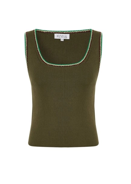 ROSEMARY ORGANIC MERSERISE COTTON KNIT TOP - 6
