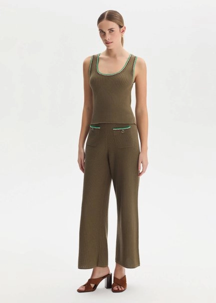 ROSEMARY ORGANIC MERSERISE COTTON KNIT TOP - 2