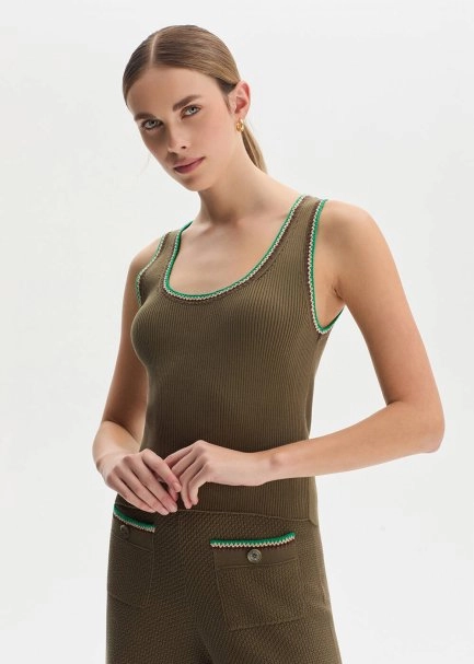 ROSEMARY ORGANIC MERSERISE COTTON KNIT TOP - 4