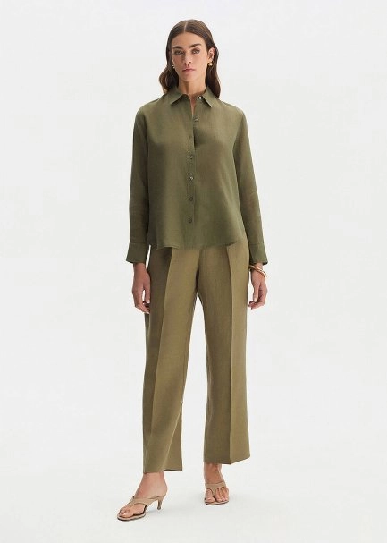 ROSEMARY REGULAR FIT LINEN SHIRT - 2