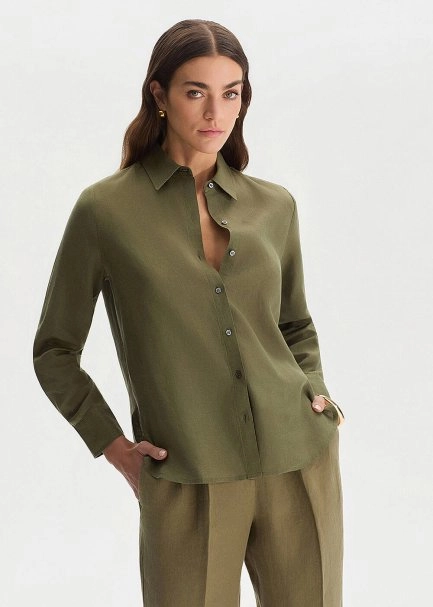 ROSEMARY REGULAR FIT LINEN SHIRT - 4