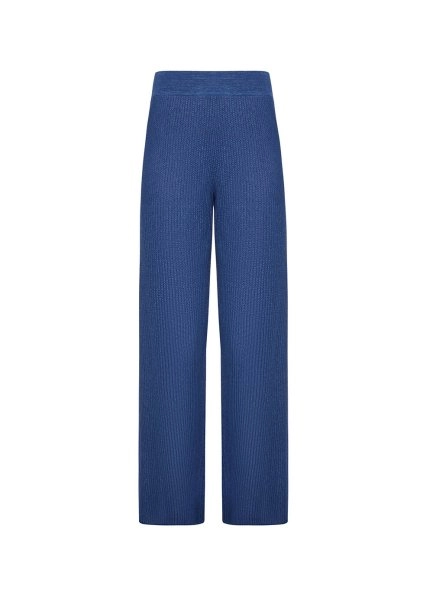 Saks Mavisi İnce Yazlık Triko Pantolon - 8