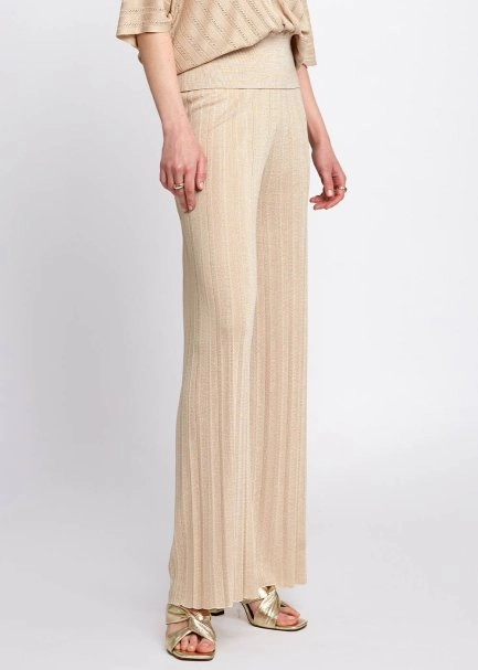 Sand Light Knit Pants - 4