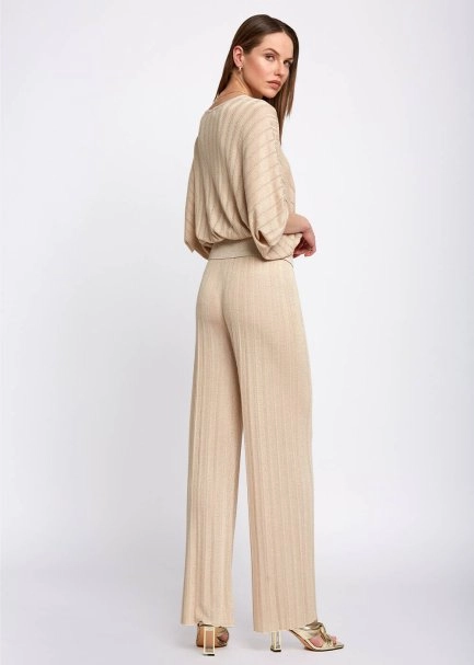 Sand Light Knit Pants - 6