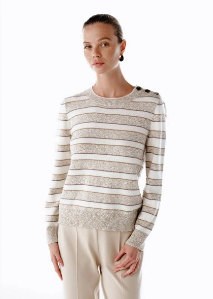 SHOULDER BUTTON DETAILED SWEATER - 3
