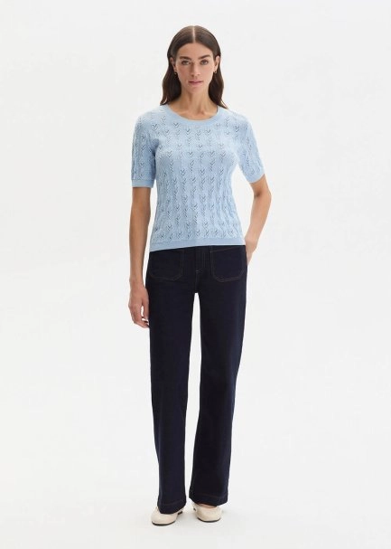 SKY ORGANIC COTTON KNIT TOP - 2