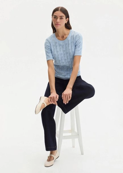 SKY ORGANIC COTTON KNIT TOP - 4