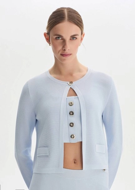 Sky Regular Fıt Knıt Jacket - 4