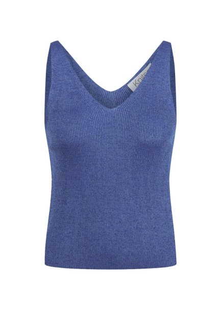 SLIM FIT AZURE KNIT TOP - 6