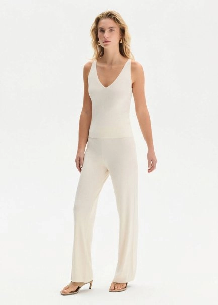 SLIM FIT PEARLY KNIT TOP - 2