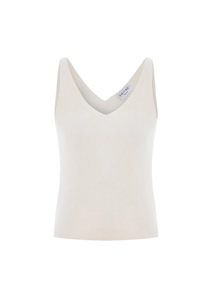 SLIM FIT PEARLY KNIT TOP - 6