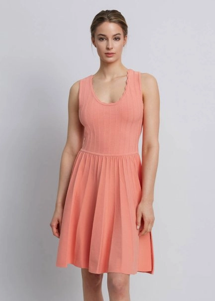 Somon RENGİ Kolsuz Triko Elbise - 1