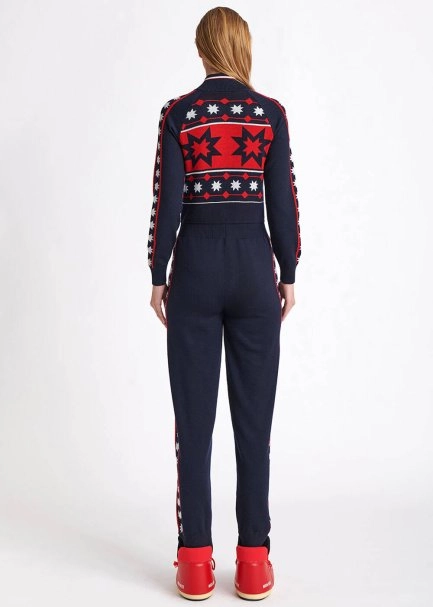 STAR PATTERNED MERINO WOOL JUMPSUIT - 5