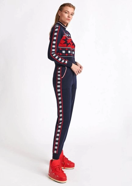 STAR PATTERNED MERINO WOOL JUMPSUIT - 3