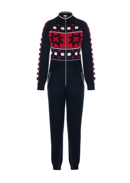 STAR PATTERNED MERINO WOOL JUMPSUIT - 6