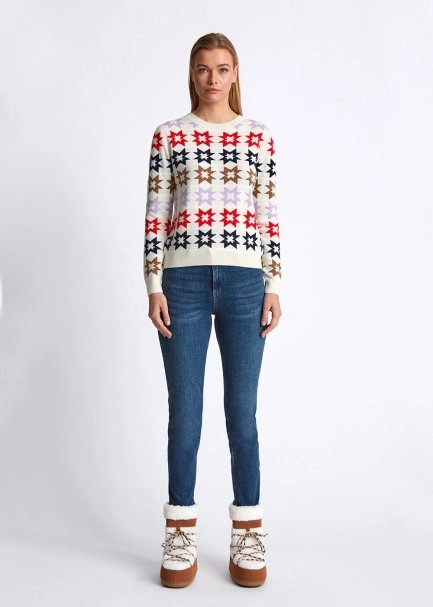 STAR PATTERNED MERINO WOOL SWEATER - 2