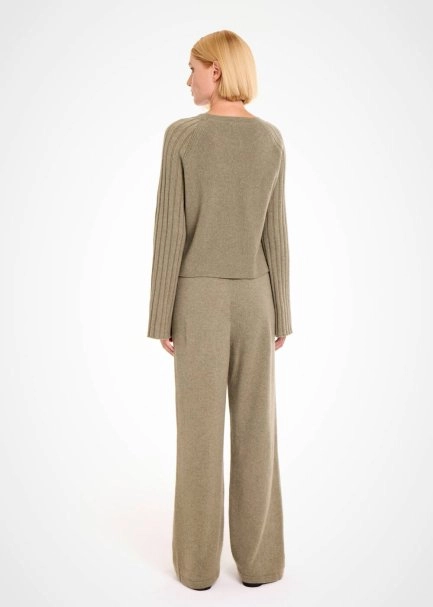 THYME CASHMERE KNIT PANTS - 5