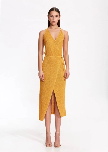 Tie Back Sundial Knit Dress - 1