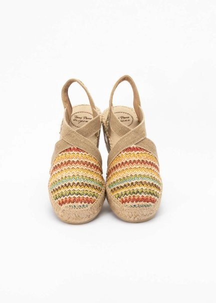 Tonı Pons Renkli Hasır Dolgu Espadrıl - 1