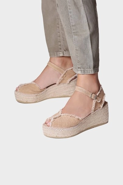 Toni Pons Tobacco-Colored Tassel Wedge Espadrilles - 4
