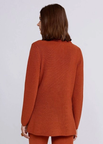 Virgin Wool Cooper Knit Jacket - 3