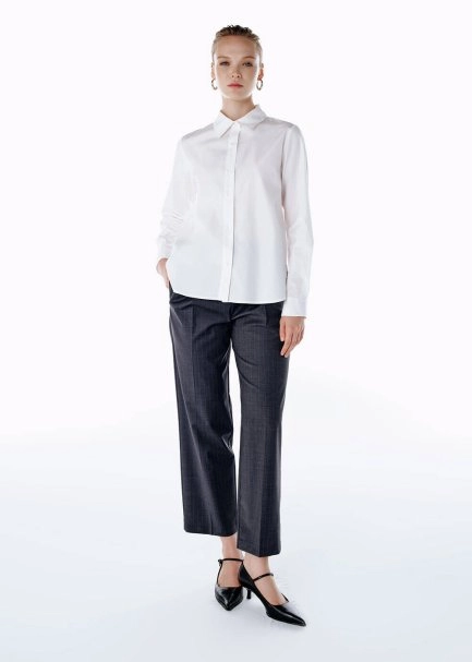 WHITE REGULAR FIT SHIRT - 2