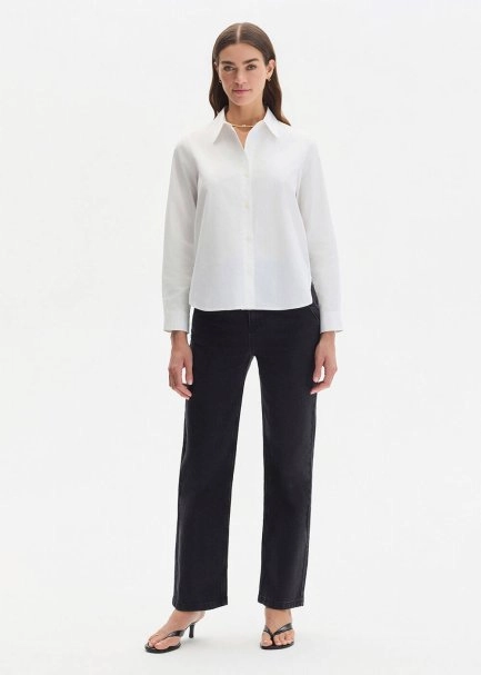 WHITE REGULAR FIT SHIRT - 4