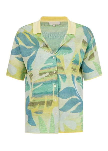 Yeşil Desenli Triko Gömlek - 6