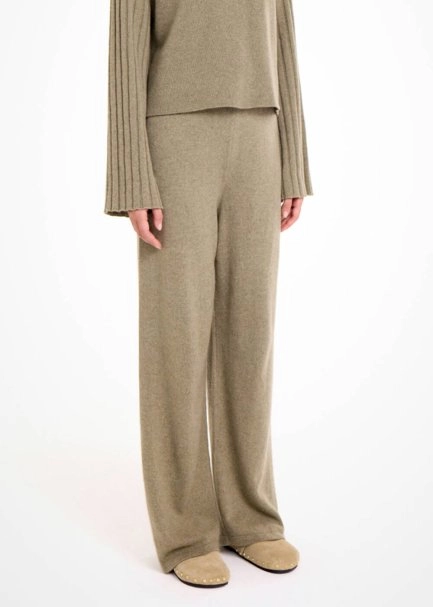 Yeşil Kaşmir Triko Pantolon - 4