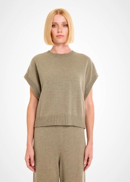 Yeşil Kaşmir Triko Üst - 1