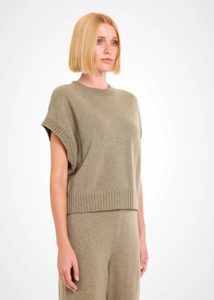 Yeşil Kaşmir Triko Üst - 4