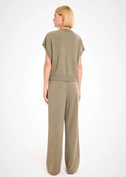 Yeşil Kaşmir Triko Üst - 5