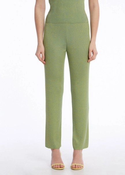 Yeşil Triko Pantolon - 2