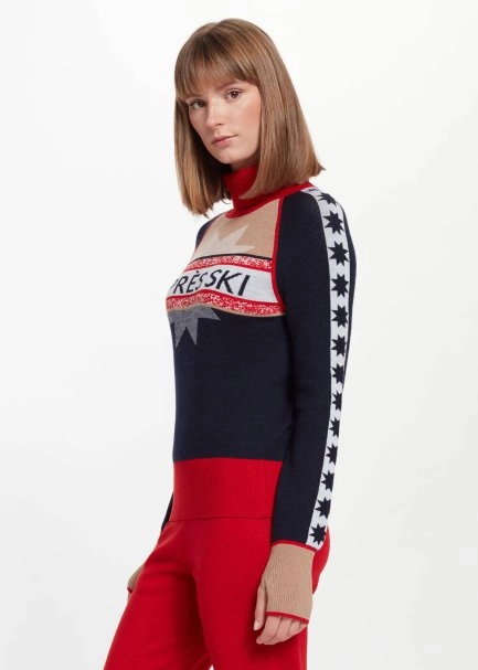 Yıldız Desenli Extrafıne Merino Triko - 4