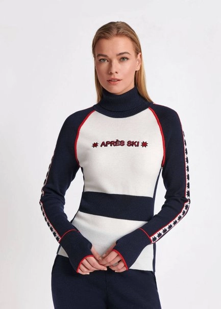 Yıldız Desenli Extrafıne Merino Yün Triko - 1