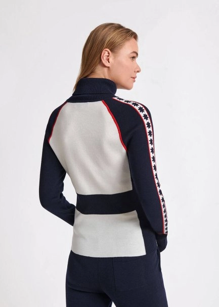 Yıldız Desenli Extrafıne Merino Yün Triko - 4