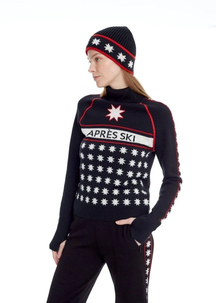 Yıldız Desenli Merino Yün Bere - 5