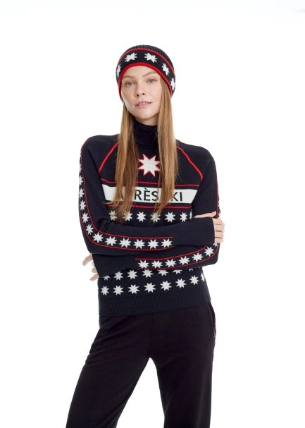 Yıldız Desenli Merino Yün Bere - 3