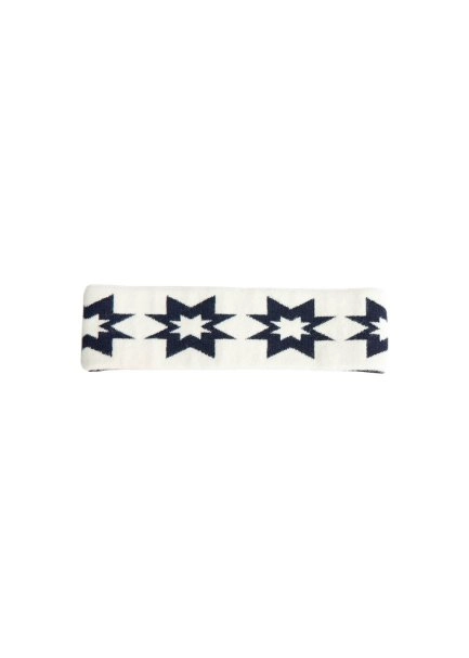 Yıldız Desenli Merino Yün Head Band - 6