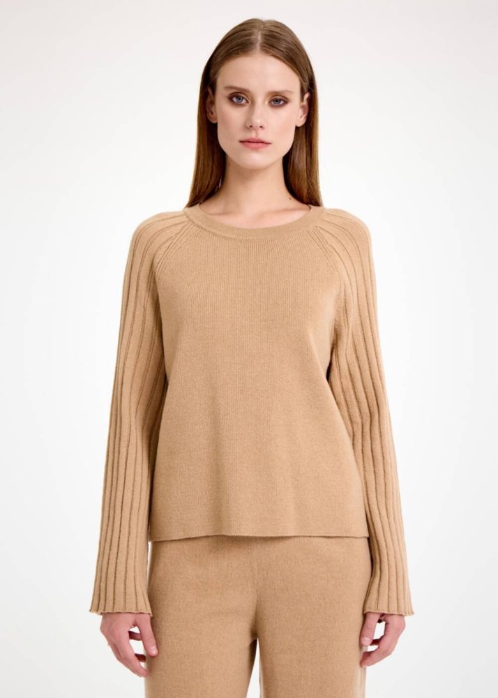 KNITSS - Camel Oversize Kaşmir Triko