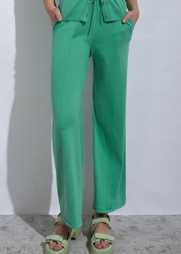 KNITSS - Cashmere Blend Apple Mint Knıt Pants