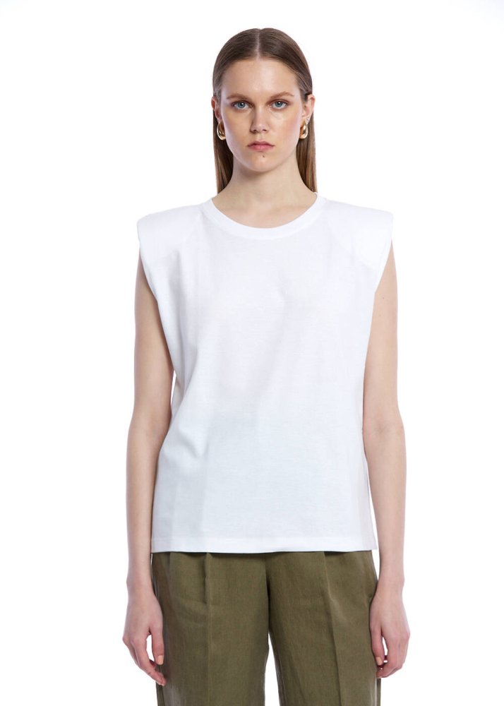 KNITSS - COTTON BASIC WHITE T-SHIRT